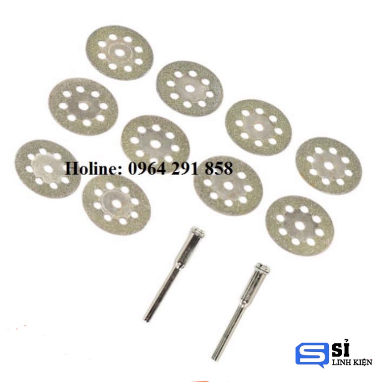 Đĩa cắt cưa cựa gà cắt sừng sứ nhôm đá ngọc hay đĩa cắt tiến thưởng mini có lỗ siêu nét