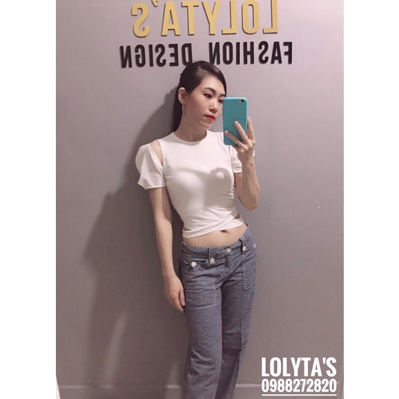 Lolyta s design - hàng thiết kế áo croptop hack dáng cực đẹp. siêu phẩm - ảnh sản phẩm 8