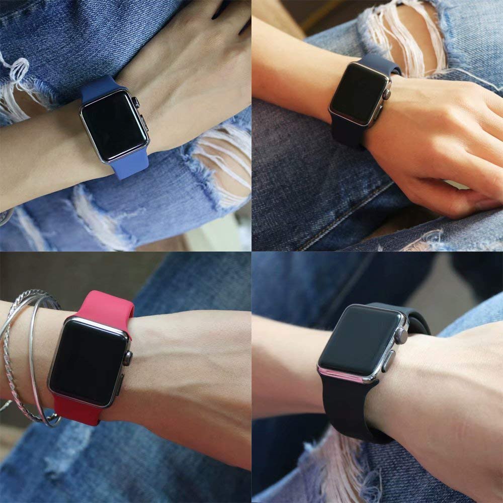 【Apple Watch Strap】Dây Đeo Thay Thế Mềm Cho Đồng Hồ Thông Minh Apple Watch Series 1 / 2 / 3 / 4/ 5 / 6 / se 38Mm
