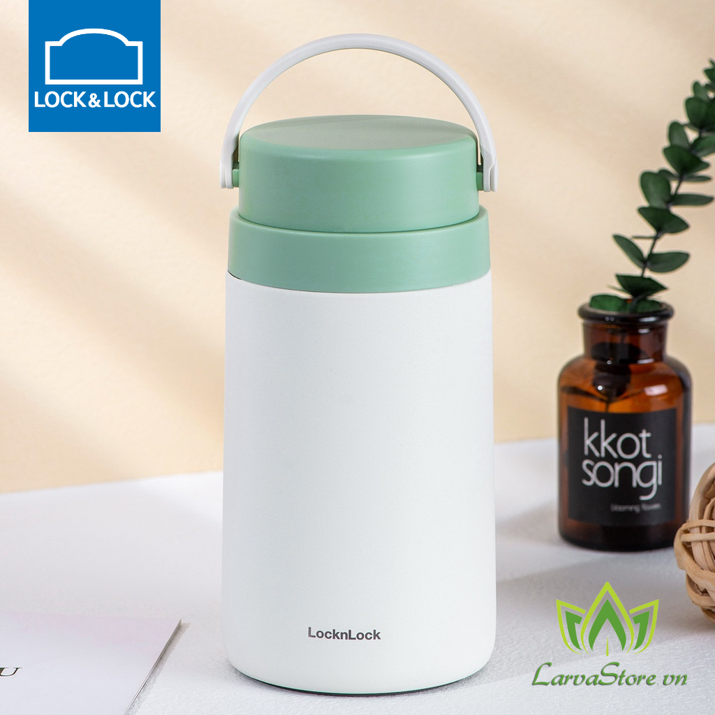 Hộp Giữ Nhiệt Đựng Thức Ăn LocknLock Handle Food Jar LHC8043 1 Lít - Xanh mint