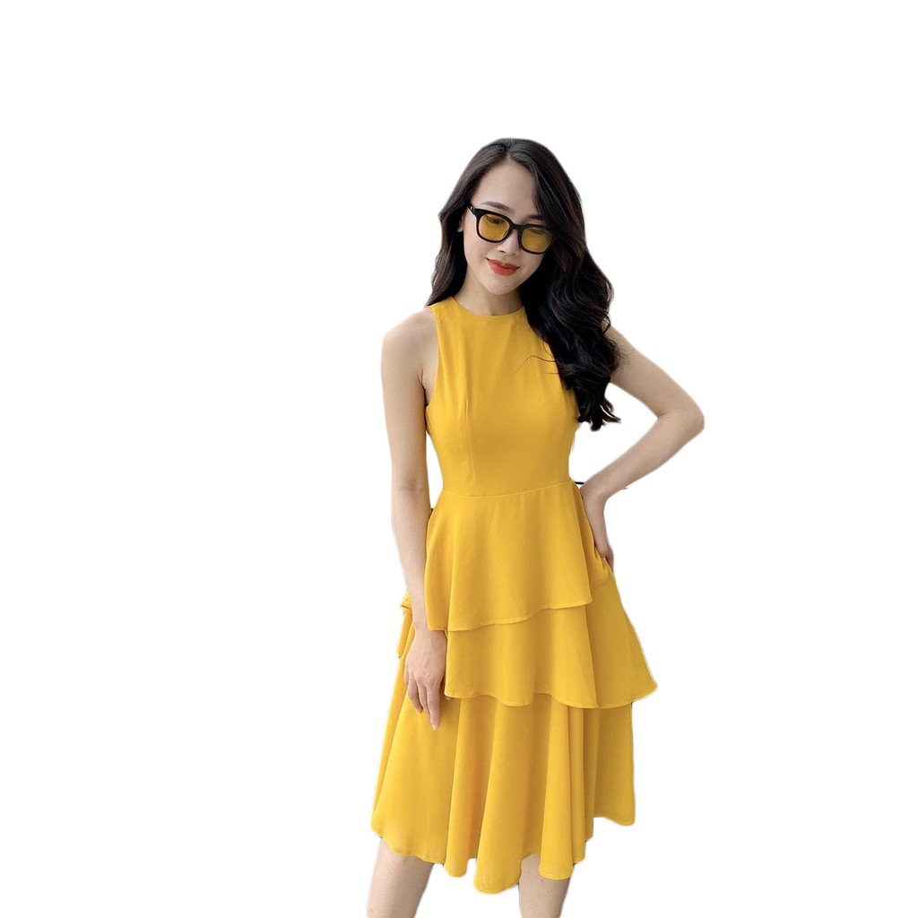 Đầm dài xòe 3 tầng - 20Again