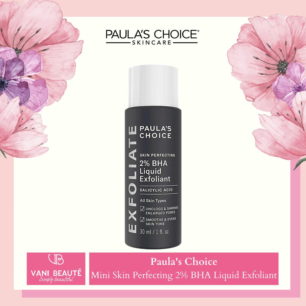 Tẩy tế bào chết Paula's Choice Skin Perfecting 2% BHA Liquid 30ml và 118ml