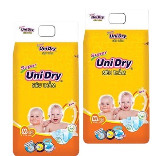 Tã dán Unidry S46/M42/ L38/XL34 Combo 2 gói mẫu mới