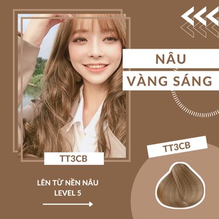 [SIÊU SALE] [GIÁ SỐC] [HOT] Thuốc nhuộm tóc NÂU VÀNG SÁNG của TT3CB không cần tẩy