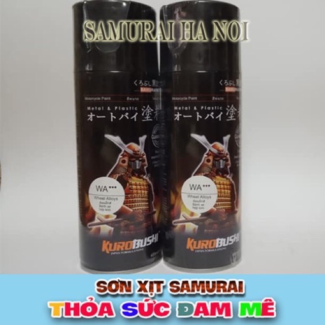 WA-xịt samurai lót nền nhôm nền inox