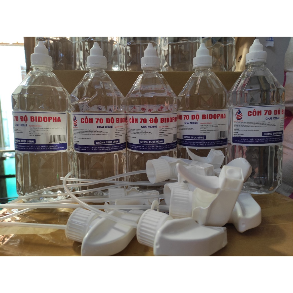 CỒN 70 ĐỘ BIDOPHA - CHAI 1000 ml | BigBuy360 - bigbuy360.vn