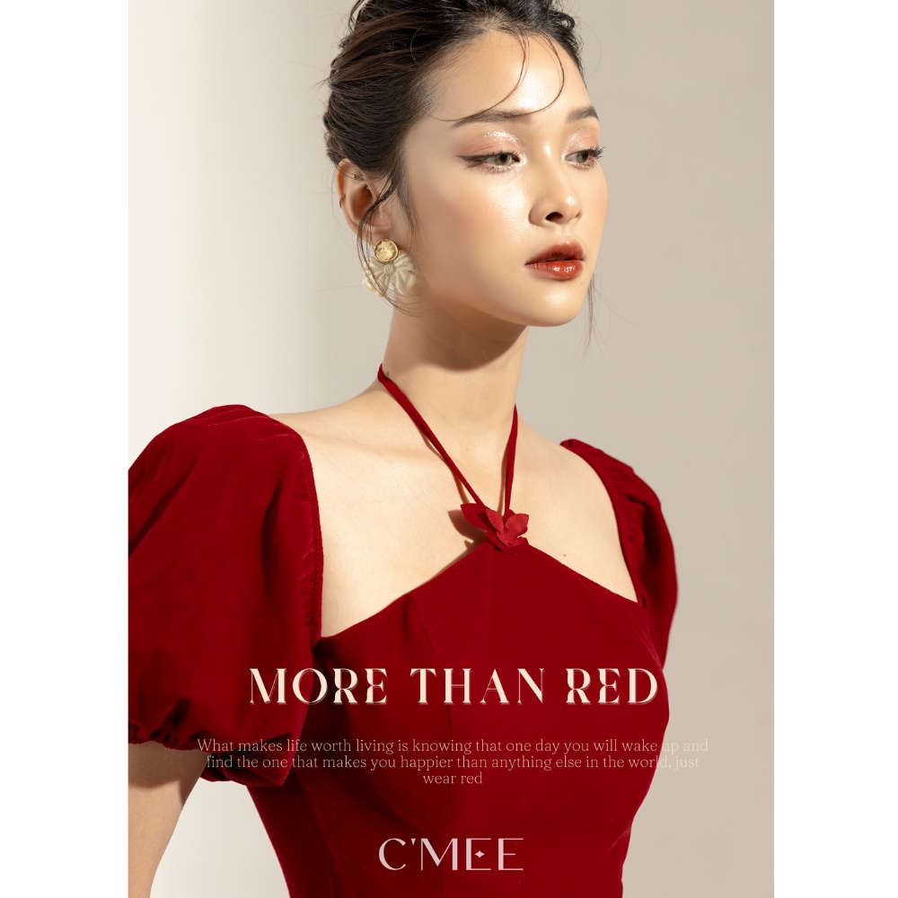 Váy yếm Butterfly Mini Dress - C’MEE