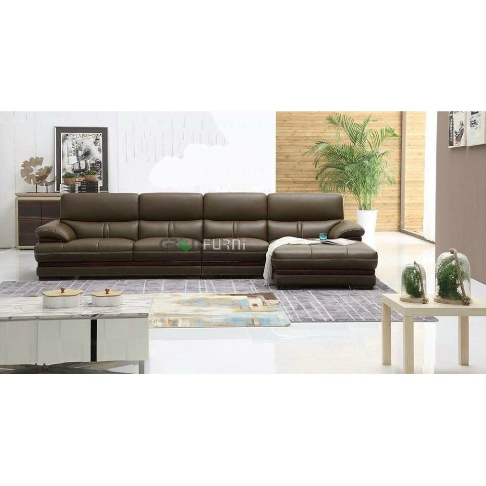 Sofa da phòng khách cao cấp tại hồ chí minh GreenFurni SF22