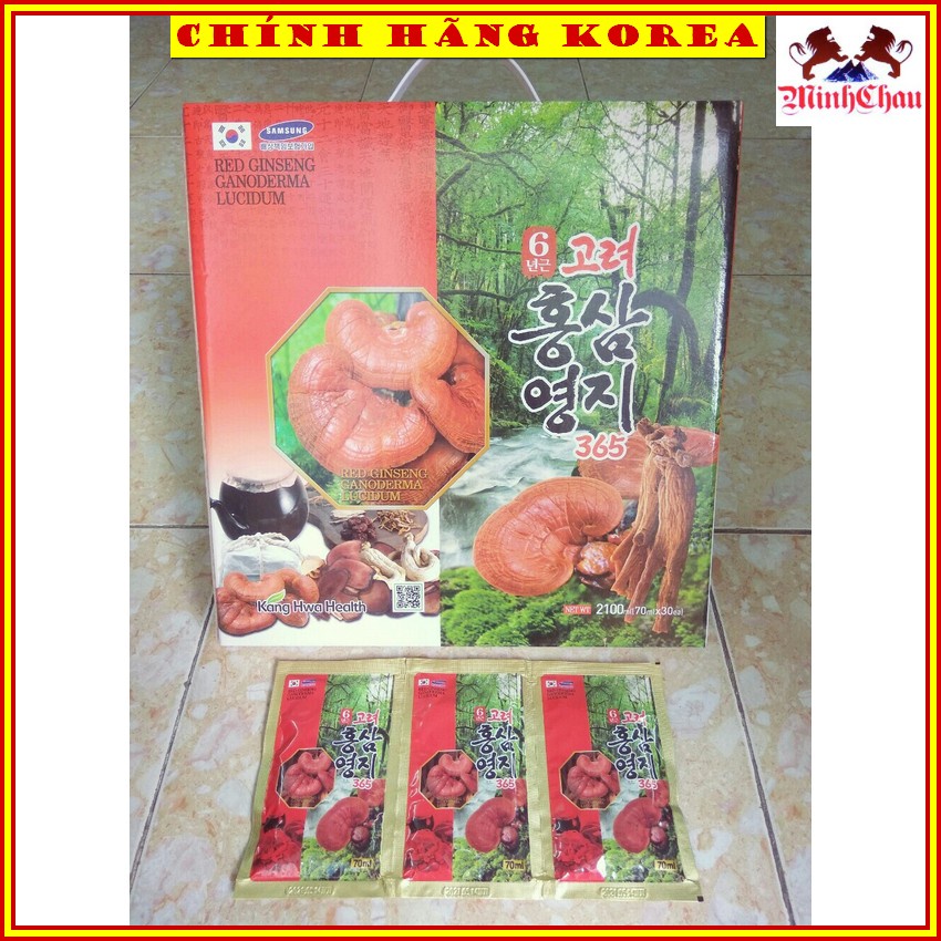 Nước Hồng Sâm Linh Chi 365 Hàn Quốc, minhchau