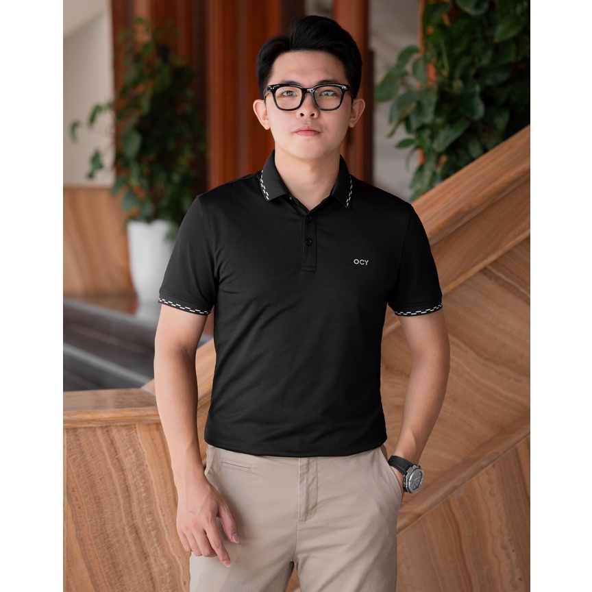 Áo thun Polo nam cổ bẻ phối viền caro vải thấm hút mồ hôi MAPLS2102