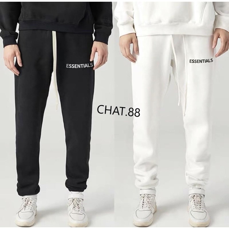 Quần nỉ jogger Essentials nam nữ Unisex siêu cấp big size có clip, ảnh thật cuối