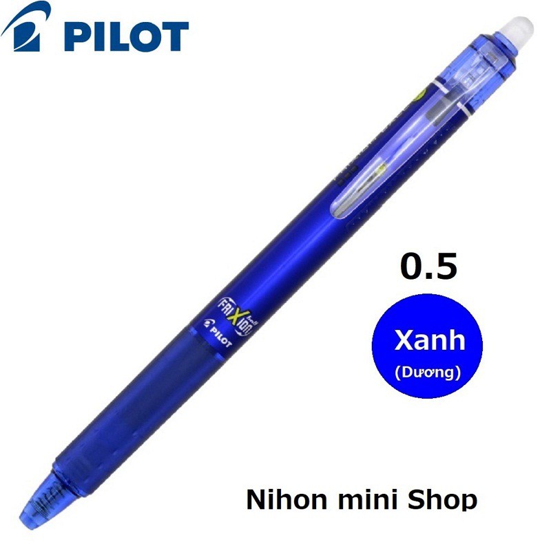 Bút bi xóa được Frixion Pilot Nhật Bản ngòi 0.5 mm