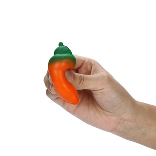 Squishy dẻo hình củ cà rốt dễ thương