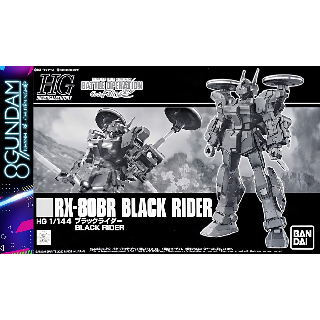 Mô Hình Lắp Ráp Gundam HG RX-80BR Black Rider