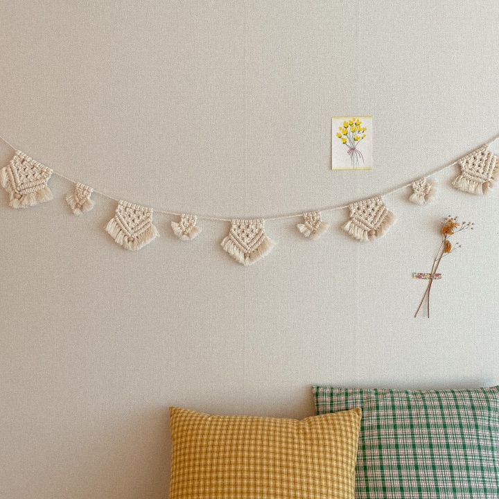 Dây treo trang trí Macrame, Dây treo trang trí nhà cửa