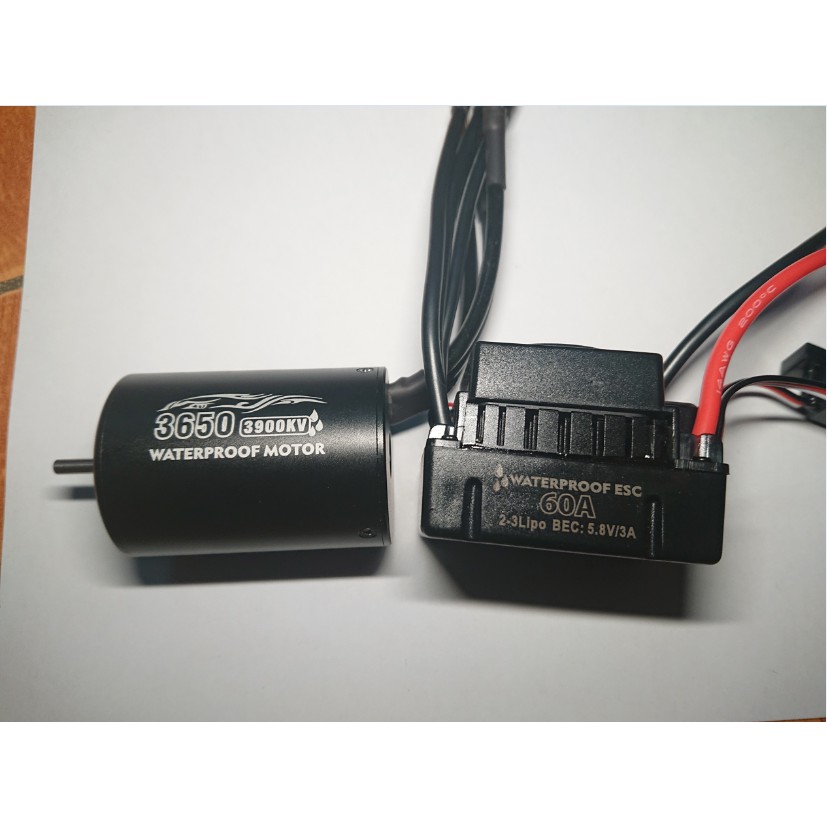 Combo brushless không chổi than 3650 + ESC 60A