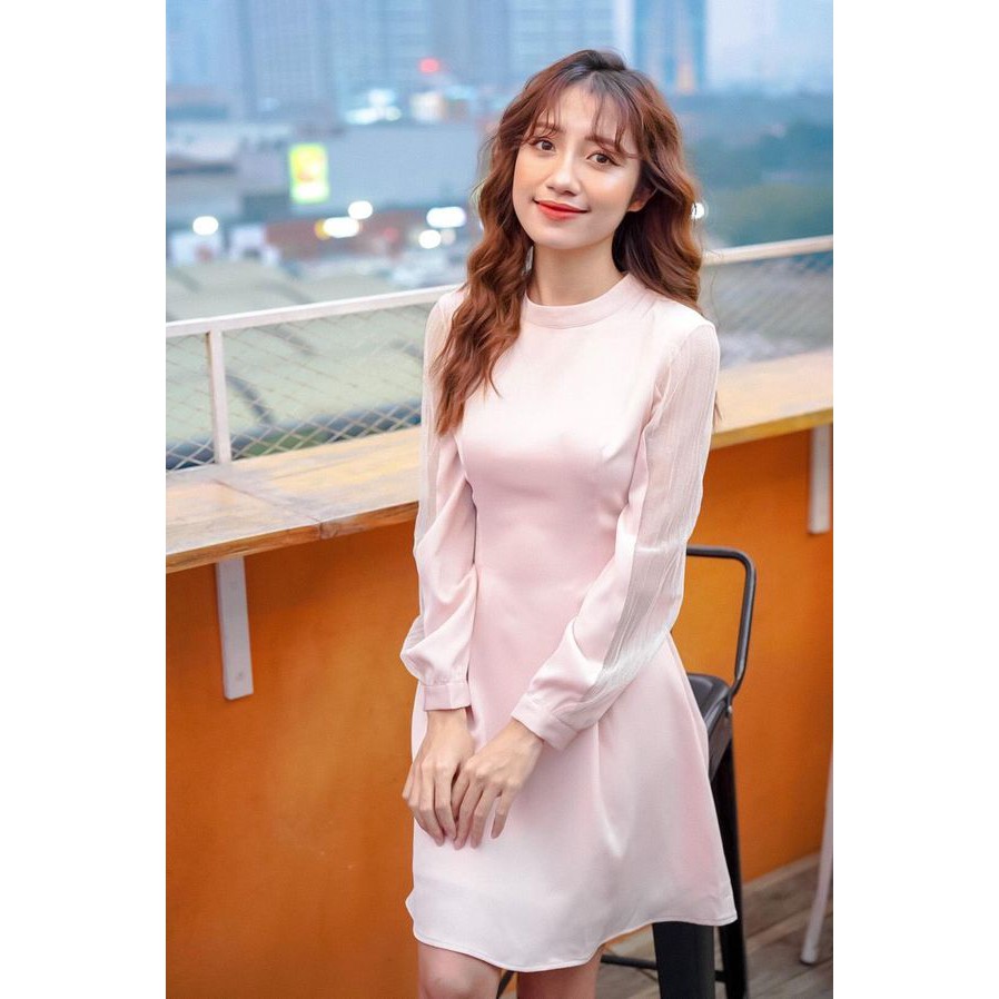 Váy Grace thiết kế lụa phi bóng