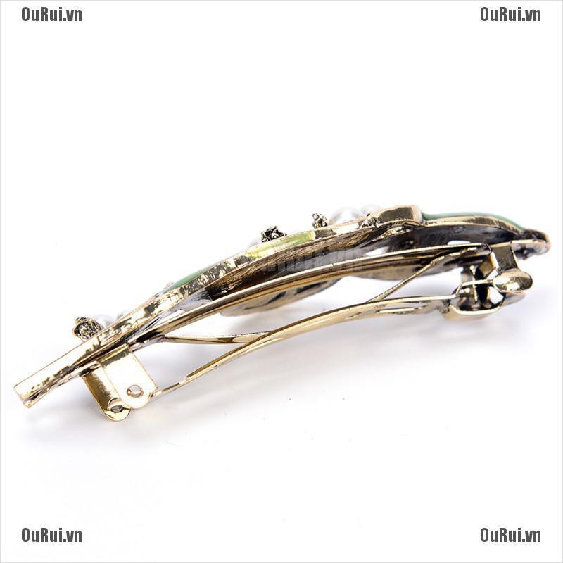 Kẹp Tóc Hình Cành Cây Bằng Kim Loại Phong Cách vintage Thời Trang Cho Nữ