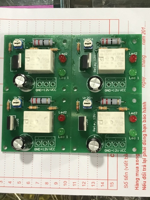 Mạch sạc bình ác quy tự ngắt 12v