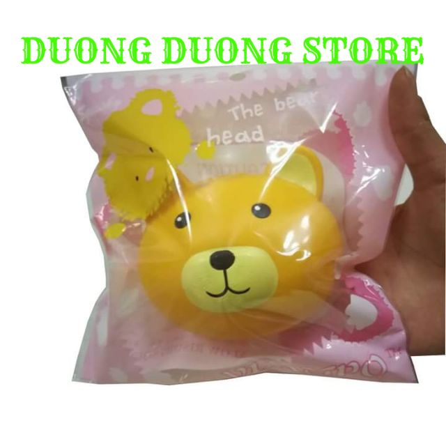 SQUISHY MẶT GẤU CAM VLAMPO