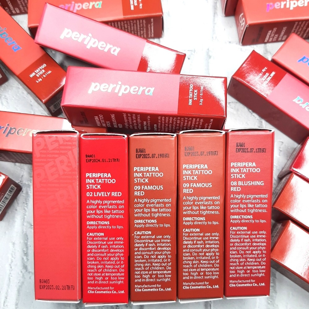 Son Thỏi Lì Peripera Ink Tattoo Stick 3.2g [ Màu Mới 2021]