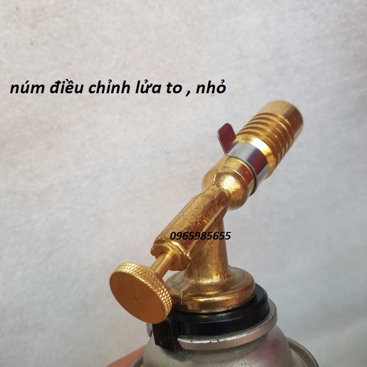 Đèn Khò Ga Mini Cầm Tay Đồng Thau Nguyên Chất 100%