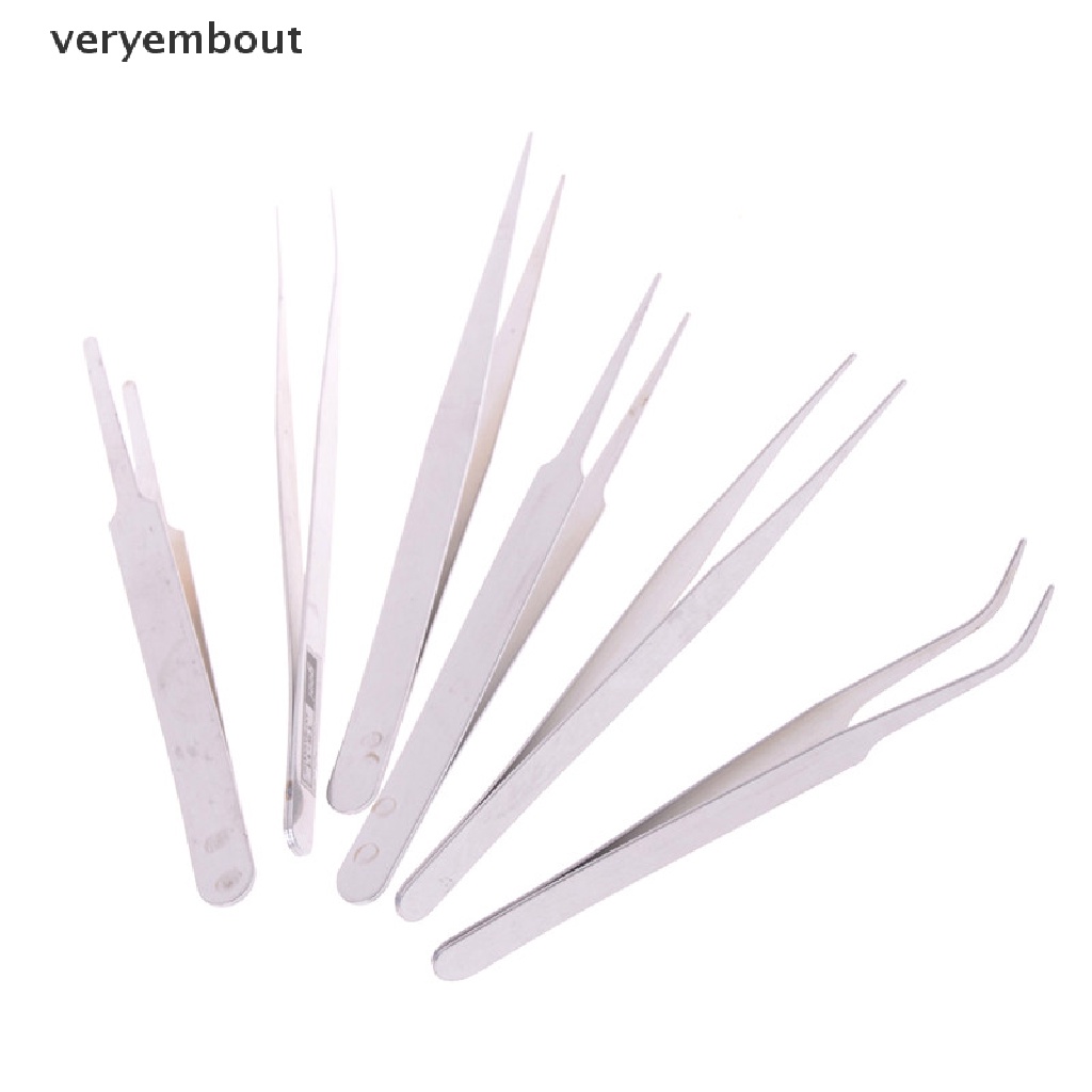 Set 6 Nhíp Sửa Chữa Chống Tĩnh Điện Bằng Thép Không Gỉ Tiện Dụng