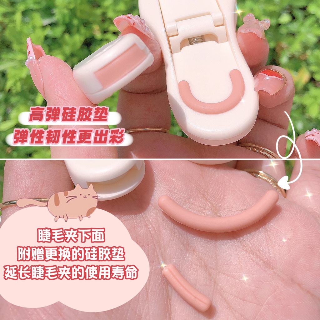 Bộ dụng cụ bấm cong lông mi thiết kế hình chân mèo dễ thương | BigBuy360 - bigbuy360.vn