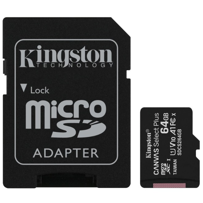 Thẻ Nhớ Micro SDXC Kingston 64GB Class 10 tốc độ đọc 100mbs (Tem FPT/SPC)