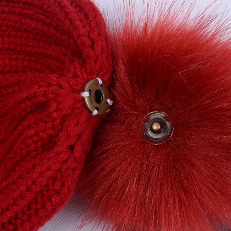 Mũ Len Beanie Màu Trơn Có Gân Thời Trang Mùa Đông Cho Nam Và Nữ