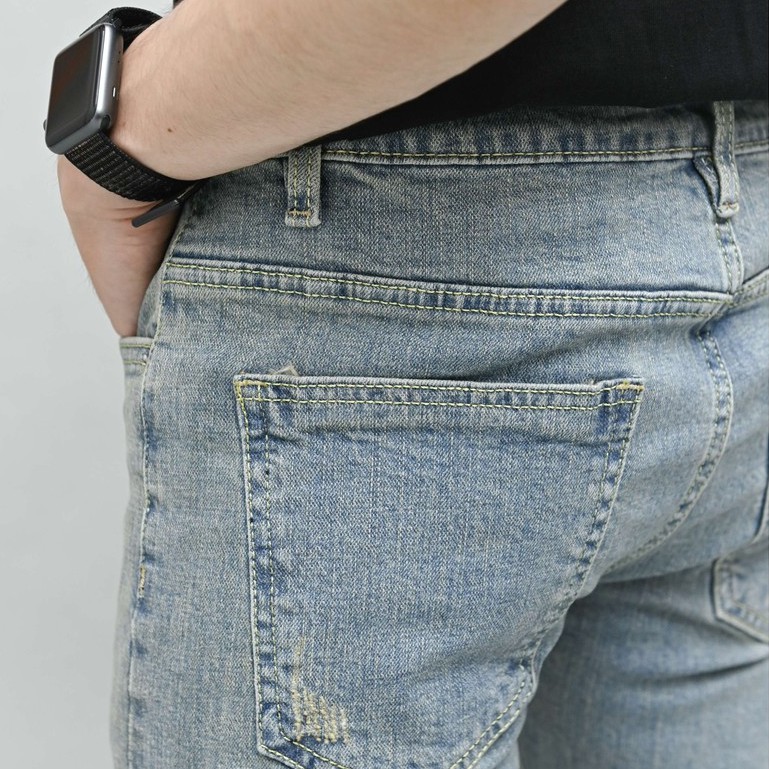 Quần jean nam Skinny fit rách gối ACID Ripped Jeans | BigBuy360 - bigbuy360.vn