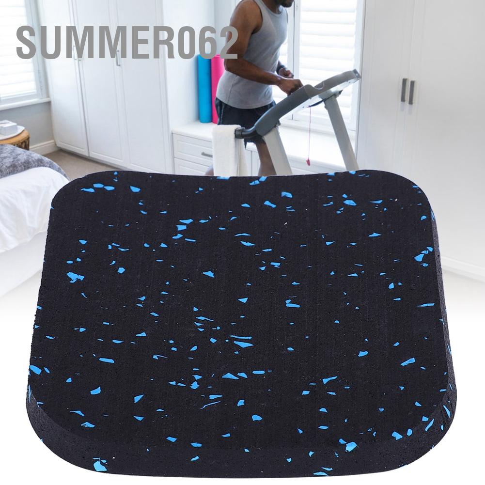 [Hàng Sẵn] Tấm đệm cao su dày 6PCS Máy chạy bộ Giảm chấn giảm xóc Đệm màu tại nhà cho phòng tập thể dục【Summer062】