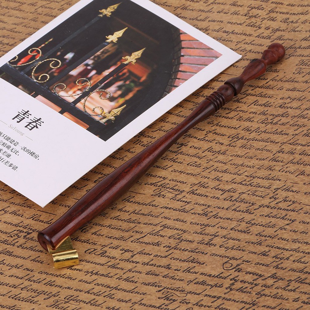 Quản gỗ chéo, bút thư pháp Calligraphy, bút luyện chữ đep chấm mực (dippen)