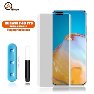 Kính cường lực full keo uv cho huawei p40 pro full màn hình /sỉ ốp
