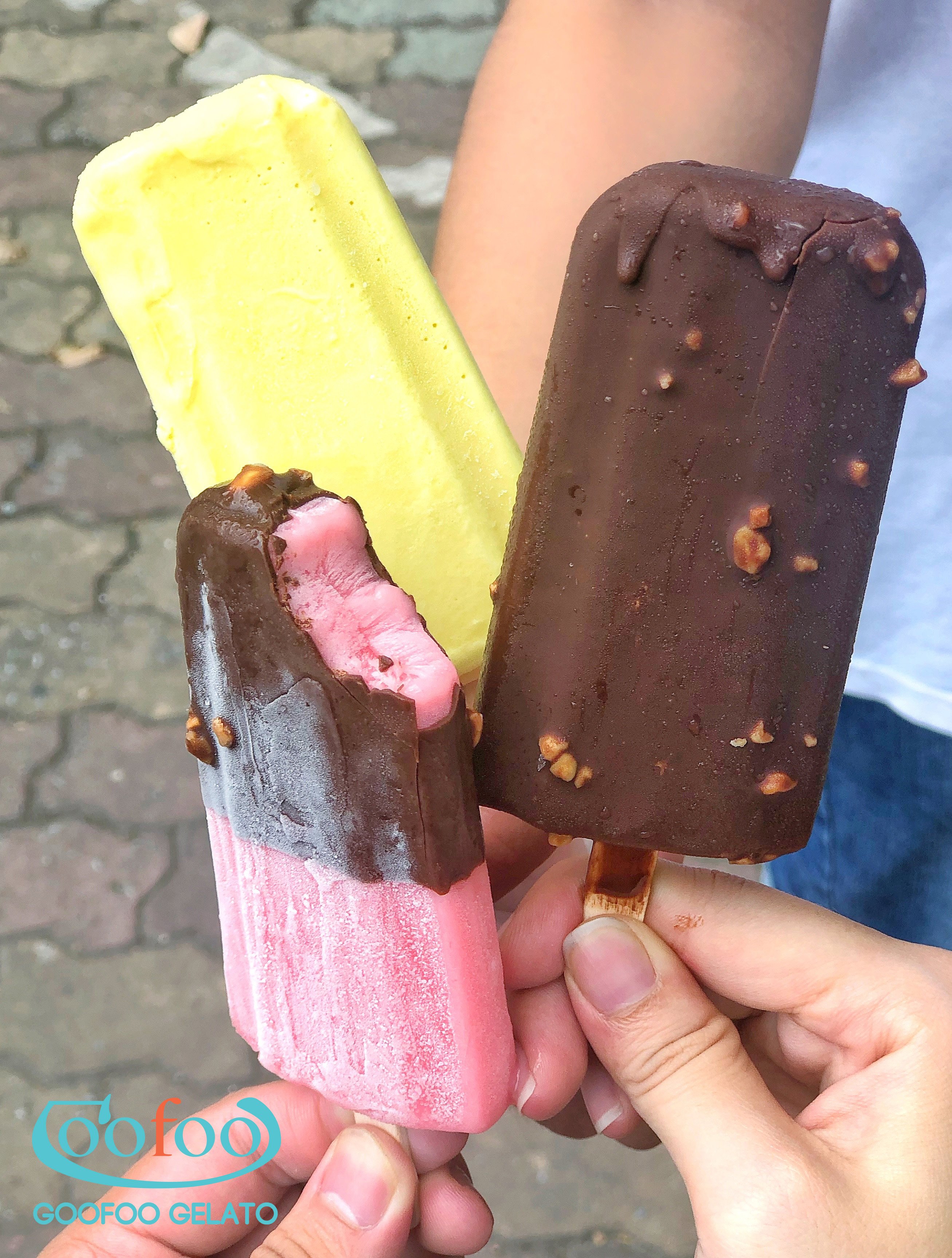 Hộp 8 Cây Kem Que Goofoo Gelato Sản Xuất Theo Công Nghệ Của Ý