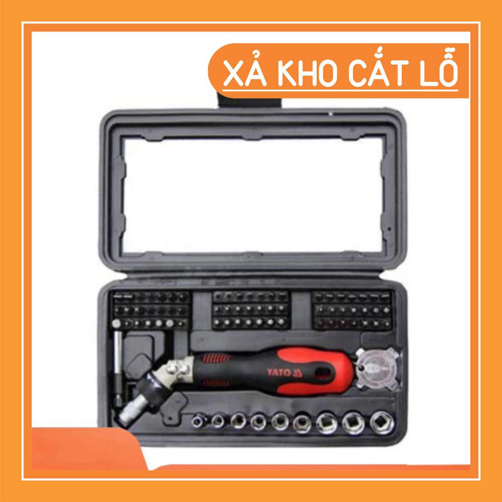 (xả kho) BỘ TUỐC NƠ VÍT TỔNG HỢP ĐA NĂNG YATO 75 CHI TIẾT YT-2571