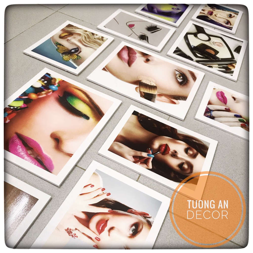 [Loại Dầy] Bộ 11 Tranh Spa - Salon tóc - Nail - Mi Siêu đẹp