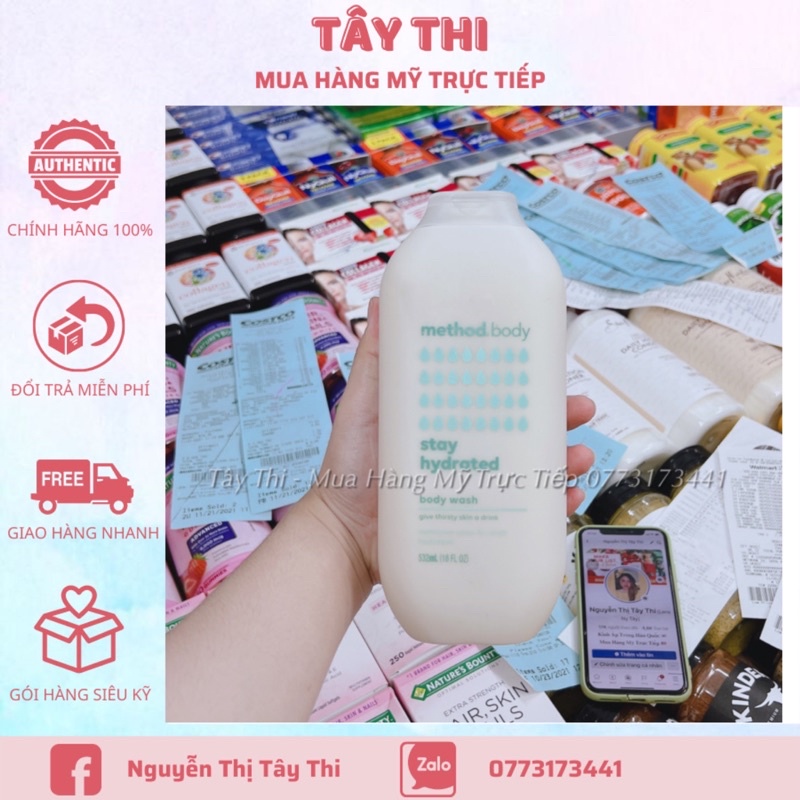 Sữa Tắm Method Body 532ml - Mỹ