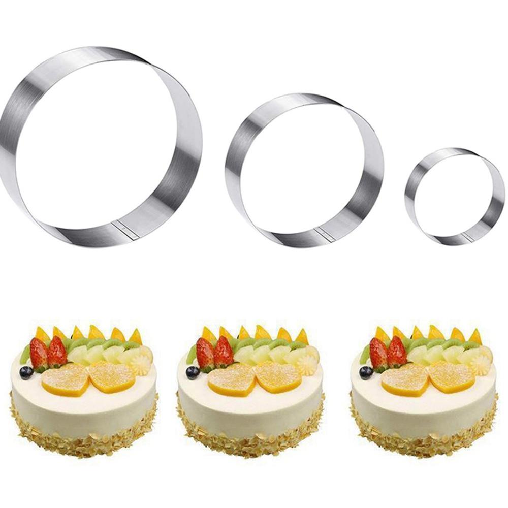 HARRIETT Khuôn Làm Bánh Tart Hình Tròn Tiện Dụng Cho Nhà Bếp DIY