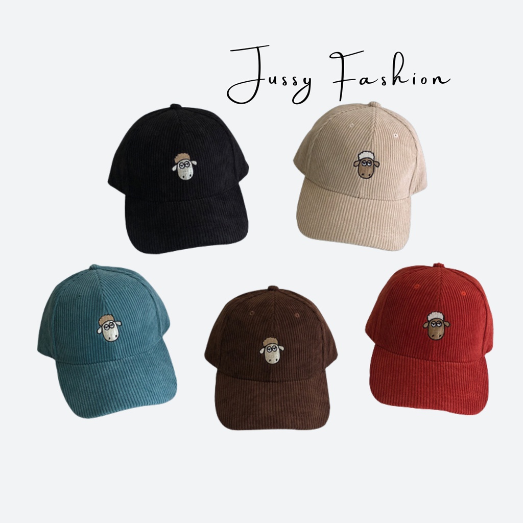 Mũ Lưỡi Trai Nam Nữ Jussy Fashion Nón Lưỡi Trai Memorie Chất Vải Nhung Gân Nhiều Màu Đẹp Phong Cách Nón Unisex