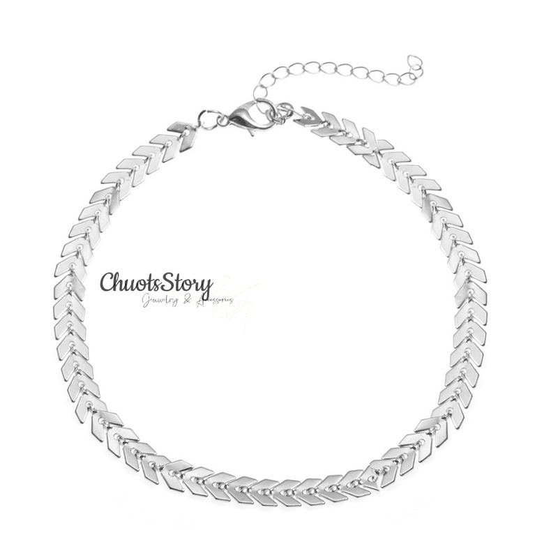 Vòng tay nam nữ xương cá, lắc tay unisex thời trang Hàn Quốc - VTU0007
