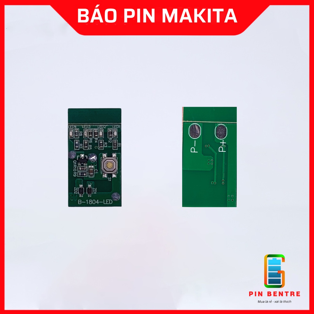 Mạch báo Pin cho vỏ pin Makita loại Led báo Ngang