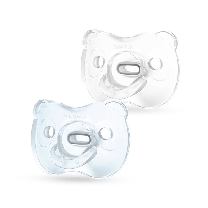 Ty ngậm | Medela Baby Pacifier Soft Silicon 0 - 6 tháng, Có hộp đựng tiệt trùng, Silicone mềm, Không chứa BPA