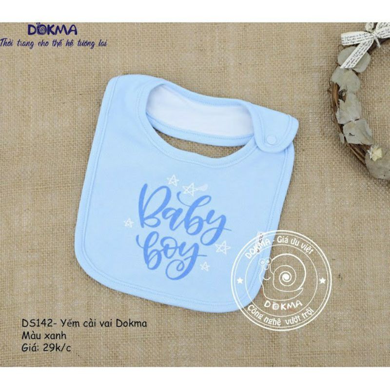 Yếm cotton organic Dokma DS142