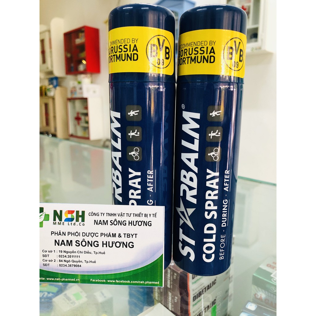 ❤️CHÍNH HÃNG Chai xịt lạnh giảm đau STARBALM Cold Spray 150ml chai Xịt lạnh giảm đau nhanh chấn thương STARBALM HÀ LAN