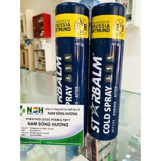 ❤️chính hãng chai xịt lạnh giảm đau starbalm cold spray 150ml chai xịt lạnh giảm đau nhanh chấn thương starbalm hà lan