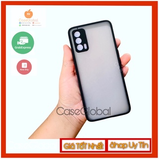 Oppo Realme V15 V11 Find x3 - Ốp lưng chống sốc bảo vệ Camera viền màu su non mặt lưng nhám. Dành cho RealmeV15