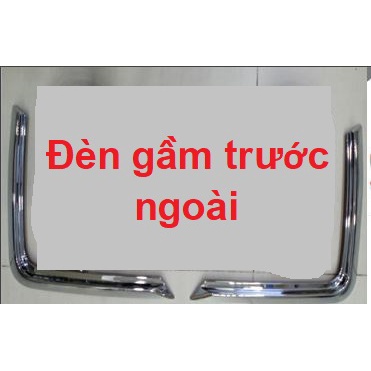 [Mã LIFEAUMAY giảm 10% tối đa 30k đơn 150k] Ốp viền đèn gầm trước, sau xe Toyota Raize 2021-2022 mạ crom cao cấp