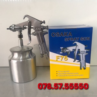 Súng phun sơn f75 bầu dưới 750cc