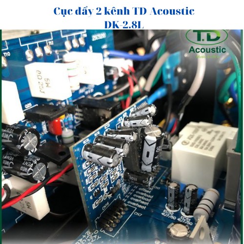 Cục đẩy 2 kênh TD Acoustic DK-2.8L-CỤC ĐẨY CÔNG SUẤT CAO CẤP MỚI NHẤT 2021